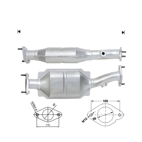 DPF és Magnaflow katalizátorok konkrét típushoz Magnaflow Katalizátor FORD | race-shop.hu