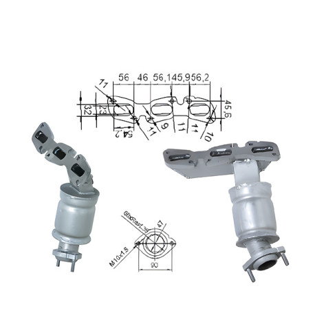 DPF és Magnaflow katalizátorok konkrét típushoz Magnaflow Katalizátor FORD | race-shop.hu
