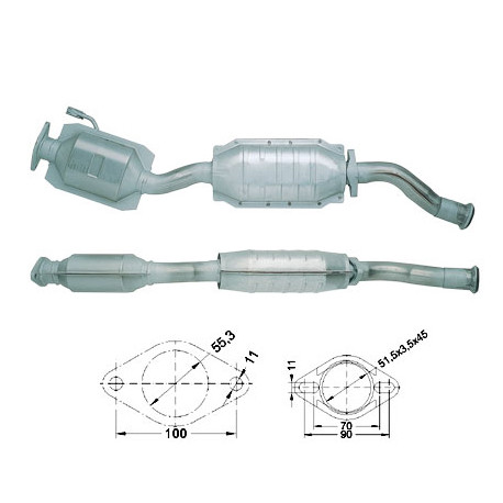 DPF és Magnaflow katalizátorok konkrét típushoz Magnaflow Katalizátor FORD | race-shop.hu