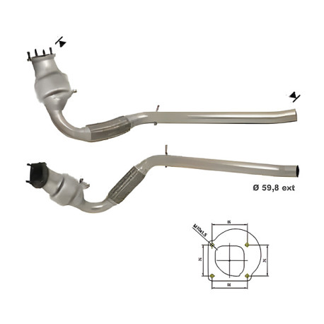 DPF és Magnaflow katalizátorok konkrét típushoz Magnaflow Katalizátor FORD | race-shop.hu
