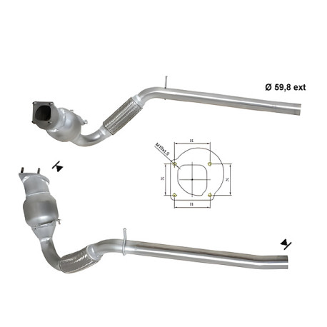 DPF és Magnaflow katalizátorok konkrét típushoz Magnaflow Katalizátor FORD | race-shop.hu