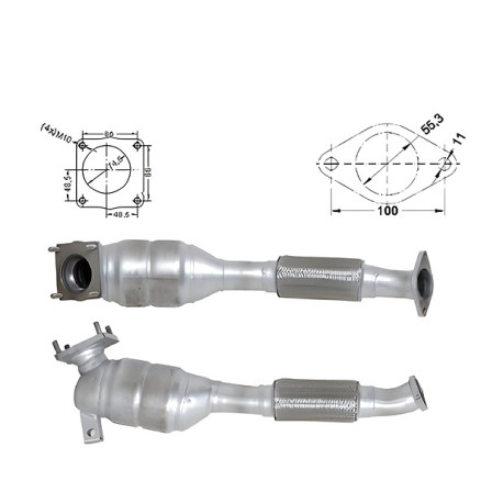 DPF és Magnaflow katalizátorok konkrét típushoz Magnaflow Katalizátor FORD | race-shop.hu
