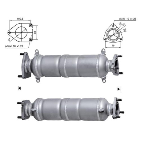 DPF és Magnaflow katalizátorok konkrét típushoz Magnaflow Katalizátor HONDA | race-shop.hu