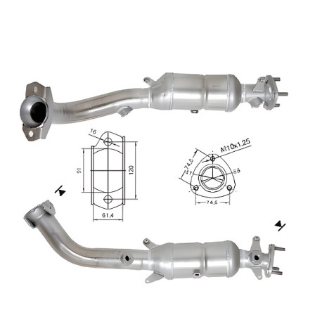 DPF és Magnaflow katalizátorok konkrét típushoz Magnaflow Katalizátor HONDA | race-shop.hu