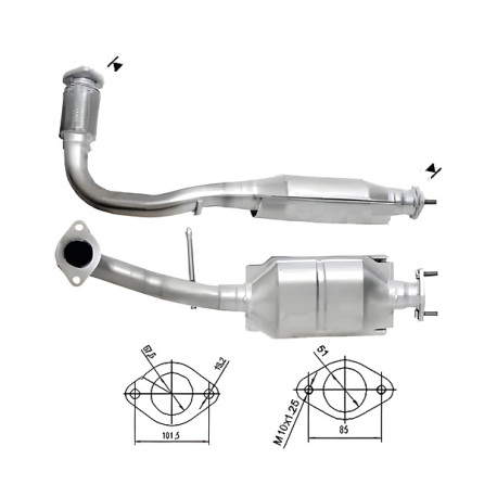 DPF és Magnaflow katalizátorok konkrét típushoz Magnaflow Katalizátor HYUNDAI | race-shop.hu