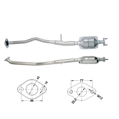 DPF és Magnaflow katalizátorok konkrét típushoz Magnaflow Katalizátor HYUNDAI | race-shop.hu
