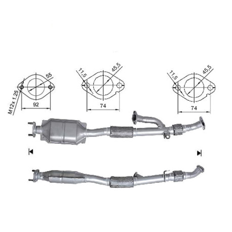 DPF és Magnaflow katalizátorok konkrét típushoz Magnaflow Katalizátor HYUNDAI | race-shop.hu