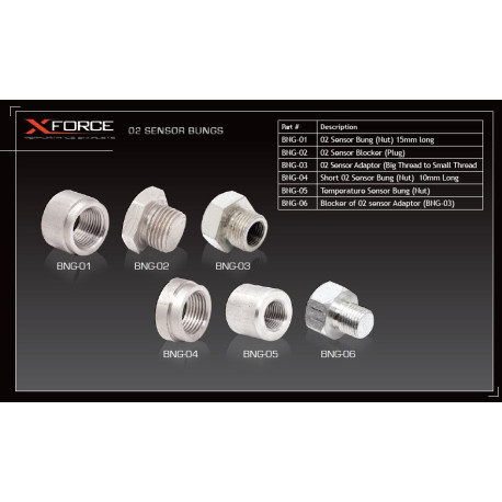 Adapterek és lambda szondák XFORCE lambdaszonda adapter (nagy menetről kicsire) | race-shop.hu