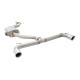 XFORCE KIPUFOGÓRENDSZER 3" Cat-Back System with Varex Muffler for VOLKSWAGEN GOLF 2010-2013 GTI MK 6 | race-shop.hu