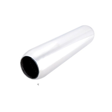 Gázgyorsítók Univerzális rezonátor XFORCE - kerek 356x76 mm (ház 102 mm), rozsdamentes acél | race-shop.hu