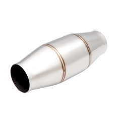3" Metallic High-Flow Catalytic Converter (100 Cell) - Round