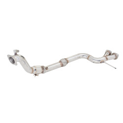 3" Downpipe nagy átfolyású katalizátorral (csak versenypályás használatra) FORD MUSTANG 2014-2017 ECOBOOST