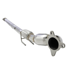 3" Downpipe nagy átfolyású katalizátorral (csak versenypályás használatra) VOLKSWAGEN GOLF 2005-2009 GTI MK 5