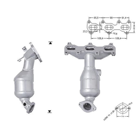 DPF és Magnaflow katalizátorok konkrét típushoz Magnaflow Katalizátor HYUNDAI | race-shop.hu