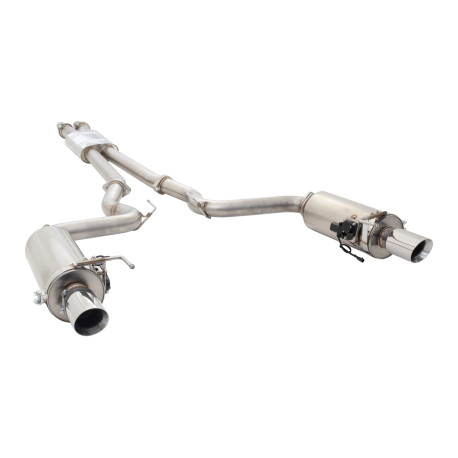 XFORCE KIPUFOGÓRENDSZER XForce 3" Cat-Back System + Round Varex Mufflers for FORD MUSTANG 2015-2017 GT FASTBACK 5.0L | race-shop.hu