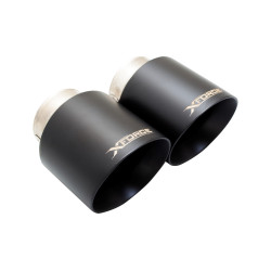 Black Tips 4.5" (for Xforce system only will NOT fit OEM) for HYUNDAI I30 2018- N PERFORMANCE 2.0L TURBO