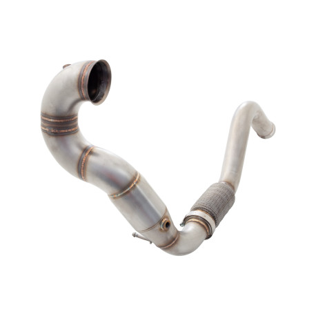 Down pipe, dump pipe 3" Nagy átfolyású katalizátorral szerelt downpipe MERCEDES-BENZ AMG A45 2012-2018 W176 HATCH | race-shop.hu
