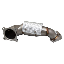 4"-3" Downpipe nagy átfolyású katalizátorral (csak versenypályás használatra) HONDA CIVIC 2017- TYPE R FK8