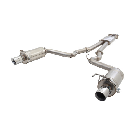 XFORCE KIPUFOGÓRENDSZER XForce 3" Cat-Back System + Round Mufflers for FORD MUSTANG 2015-2017 GT FASTBACK 5.0L | race-shop.hu