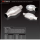 Univerzális katalizátorok 2" Ceramic High-Flow Racing Catalytic Converter (100cell) - Oval | race-shop.hu