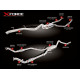 XFORCE KIPUFOGÓRENDSZER XForce 2.5" Turbo-Back System + Catalytic Converters (track only) for TOYOTA LANDCRUISER 2007-2016 200 Series V8 TD | race-shop.hu