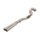 Down pipe, dump pipe 4"-3" Downpipe nagy átfolyású katalizátorral (kizárólag versenypályás használatra) | race-shop.hu