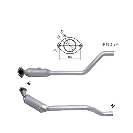 DPF és Magnaflow katalizátorok konkrét típushoz Magnaflow Katalizátor JAGUAR | race-shop.hu