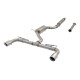 XFORCE KIPUFOGÓRENDSZER XForce 3" Cat-Back System for VOLKSWAGEN GOLF GTI MK 7/ 7.5/ 8 | race-shop.hu