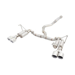 XForce 3" Cat-Back System + Round Mufflers (race) for SUBARU IMPREZA 2011-2014 WRX SEDAN (G3) S2