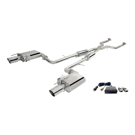 XFORCE KIPUFOGÓRENDSZER 2.25" Cat-Back System with Varex Mufflers for LEXUS IS 2013-2016 IS350 GSE31R | race-shop.hu