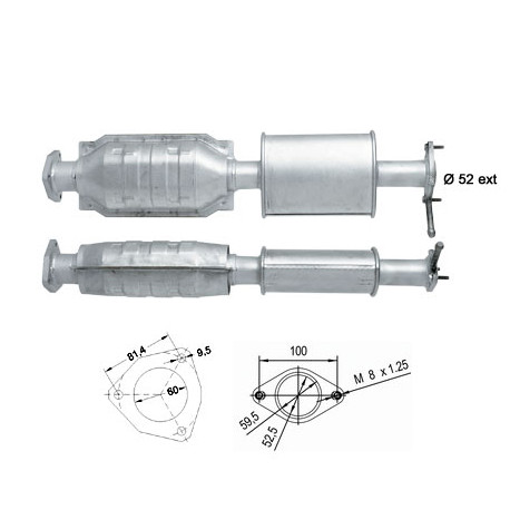 DPF és Magnaflow katalizátorok konkrét típushoz Magnaflow Katalizátor LANCIA | race-shop.hu