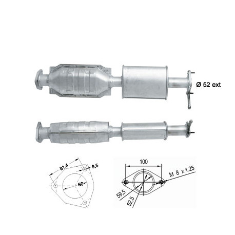 DPF és Magnaflow katalizátorok konkrét típushoz Magnaflow Katalizátor LANCIA | race-shop.hu