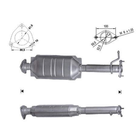 DPF és Magnaflow katalizátorok konkrét típushoz Magnaflow Katalizátor LANCIA | race-shop.hu