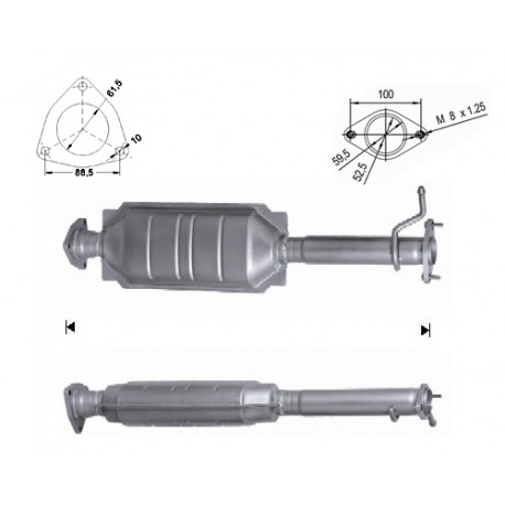 DPF és Magnaflow katalizátorok konkrét típushoz Magnaflow Katalizátor LANCIA | race-shop.hu