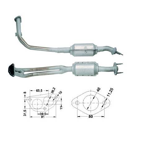 DPF és Magnaflow katalizátorok konkrét típushoz Magnaflow Katalizátor LANCIA | race-shop.hu