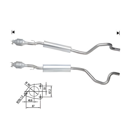 DPF és Magnaflow katalizátorok konkrét típushoz Magnaflow Katalizátor LAND ROVER | race-shop.hu