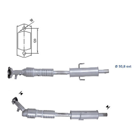 DPF és Magnaflow katalizátorok konkrét típushoz Magnaflow Katalizátor MAZDA | race-shop.hu