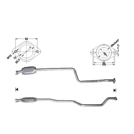 DPF és Magnaflow katalizátorok konkrét típushoz Magnaflow Katalizátor MAZDA | race-shop.hu