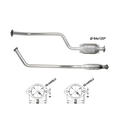 DPF és Magnaflow katalizátorok konkrét típushoz Magnaflow Katalizátor MERCEDES | race-shop.hu