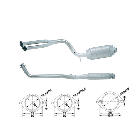 DPF és Magnaflow katalizátorok konkrét típushoz Magnaflow Katalizátor MERCEDES | race-shop.hu