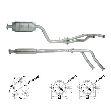 DPF és Magnaflow katalizátorok konkrét típushoz Magnaflow Katalizátor MERCEDES | race-shop.hu