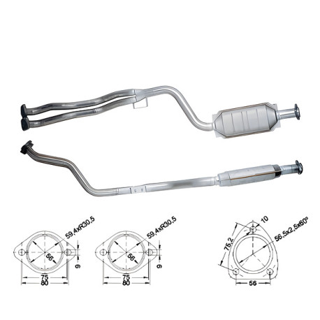 DPF és Magnaflow katalizátorok konkrét típushoz Magnaflow Katalizátor MERCEDES | race-shop.hu