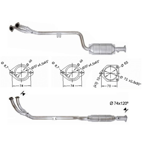 DPF és Magnaflow katalizátorok konkrét típushoz Magnaflow Katalizátor MERCEDES | race-shop.hu