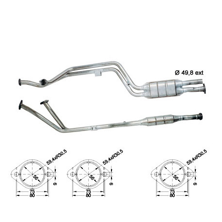 DPF és Magnaflow katalizátorok konkrét típushoz Magnaflow Katalizátor MERCEDES | race-shop.hu