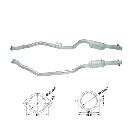 DPF és Magnaflow katalizátorok konkrét típushoz Magnaflow Katalizátor MERCEDES | race-shop.hu