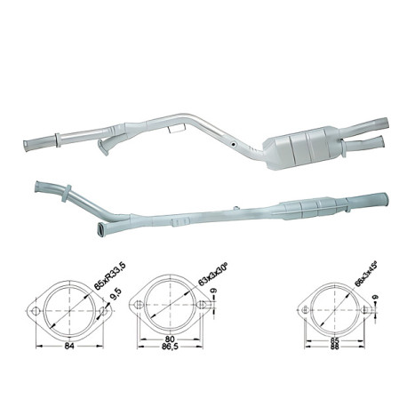 DPF és Magnaflow katalizátorok konkrét típushoz Magnaflow Katalizátor MERCEDES | race-shop.hu