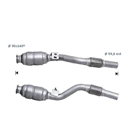 DPF és Magnaflow katalizátorok konkrét típushoz Magnaflow Katalizátor MERCEDES | race-shop.hu