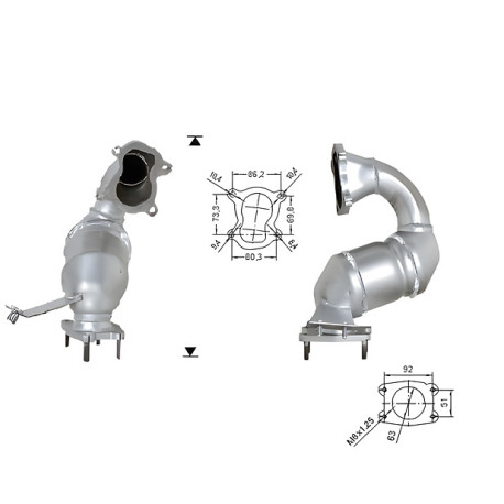DPF és Magnaflow katalizátorok konkrét típushoz Magnaflow Katalizátor MITSUBISHI | race-shop.hu