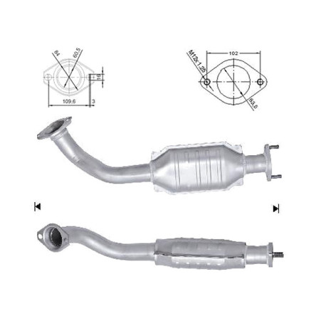 DPF és Magnaflow katalizátorok konkrét típushoz Magnaflow Katalizátor MITSUBISHI | race-shop.hu