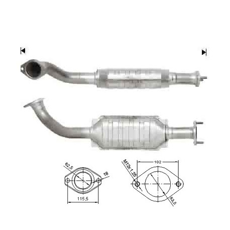 DPF és Magnaflow katalizátorok konkrét típushoz Magnaflow Katalizátor MITSUBISHI | race-shop.hu